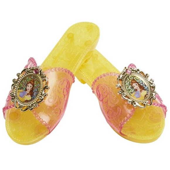 Disney Other - Disney | Belle Sparkling Princess Dress Up Shoes Sandals